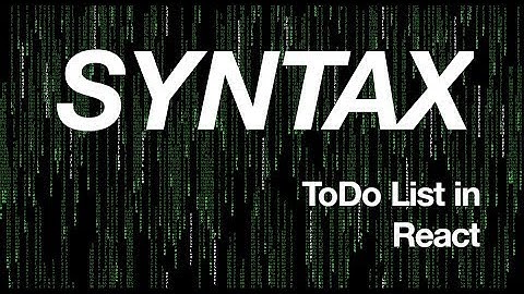 Write a ToDo List in React