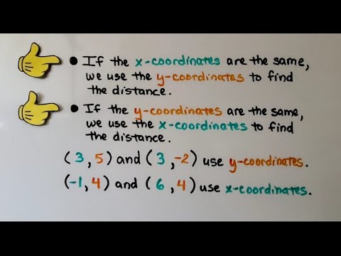 6th Grade Math 14.1b, Finding Distances in the Coordinate Plane Using Absolute Values