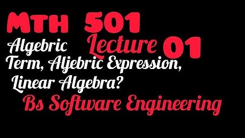Mth 501 lecture 01_____ Short lecture of Mth 501 __ first lecture of Mth 501