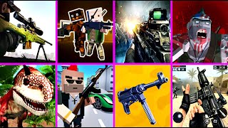 sniper zombie, Pixel Z Hunter 2, zombie frontier 3, Overrun, Cube Crime 3D, World War Polygon, screenshot 5