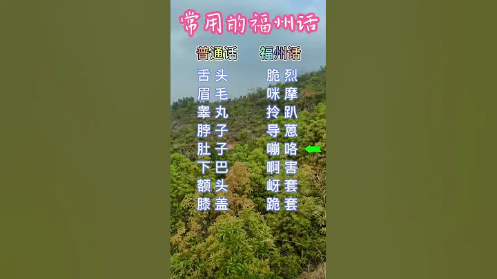 福州市 分享幾句常用的福州話 福州話 - 天天要聞