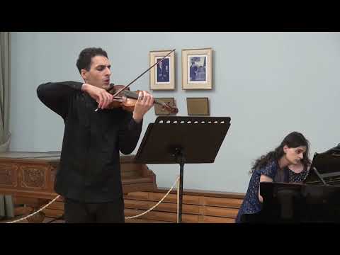 Darius Milhaud - Sonata No. 1 for Violin & Piano (Mov. I)