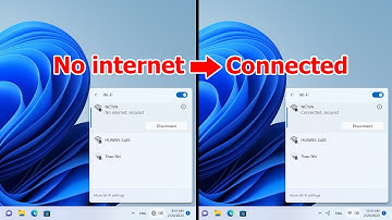 How to Fix " No internet, secured " in Windows 11