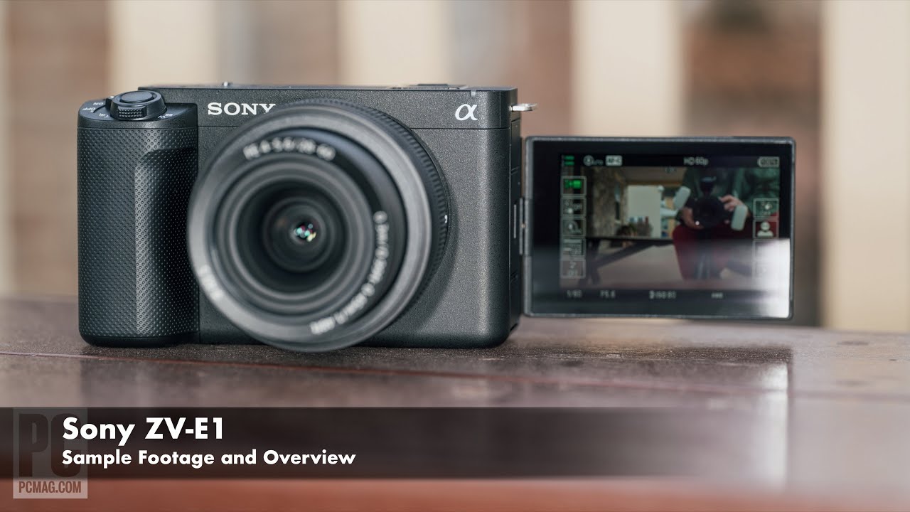 Sony Alpha ZV-E1 Full-Frame Interchangeable Lens Mirrorless Vlog Camera  with 28-60mm Lens - Black Body
