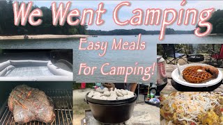 Spend The Weekend With Us At Our Backyard Getaway! -Easy Meals For Camping Keeping It Country!