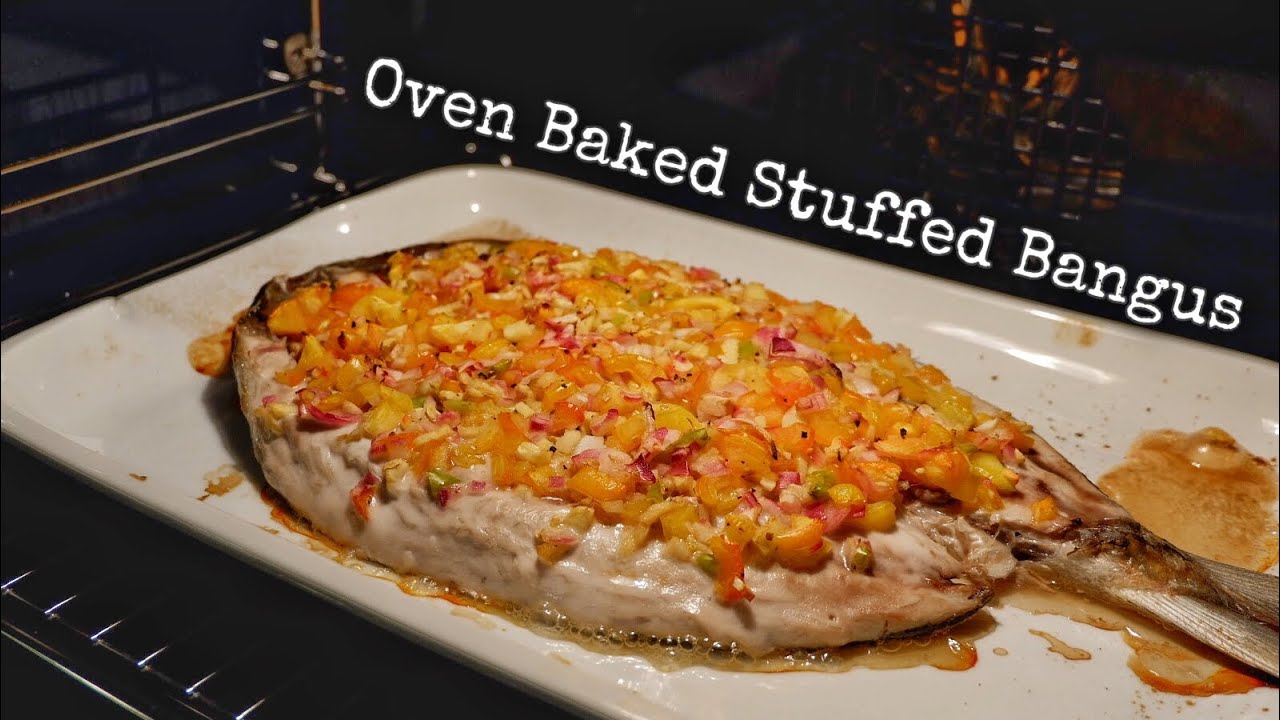 Oven Baked Stuffed Bangus Filipino Milkfish Recipe YouTube