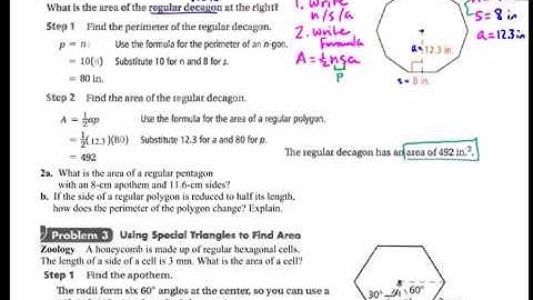 10.3 - Areas of Regular Polygons - GoemOnline