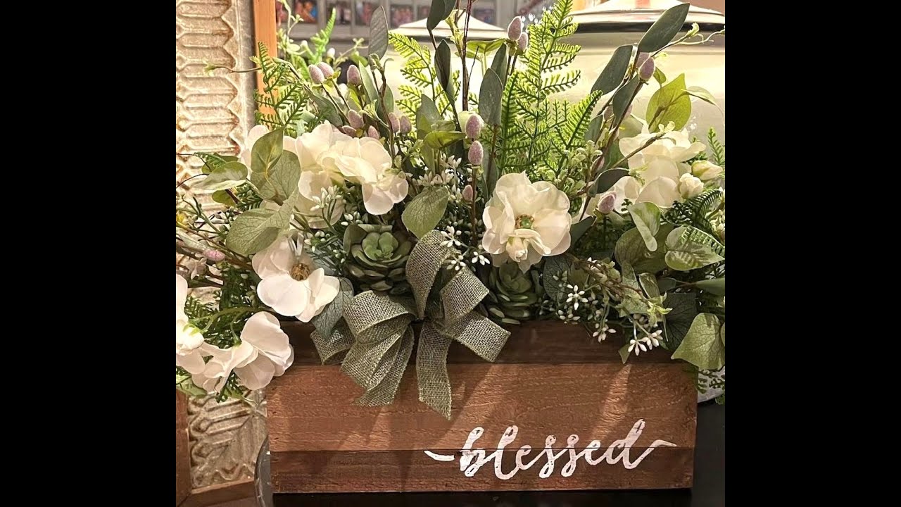 Blessed Box arrangement Full Tutorial - YouTube