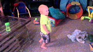 Ryan Doing His Bubble Guppies Dance