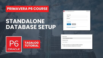 Primavera P6 Training Ep1: How to Setup Standalone Database (SQLite)