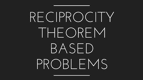 Lec 45 Reciprocity Theorem based Problems (Network Analysis for GATE)