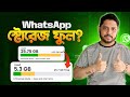 হোয়াটসঅ্যাপের স্টোরেজ ফুল? খালি করে নিন | WhatsApp Storage Full Problem