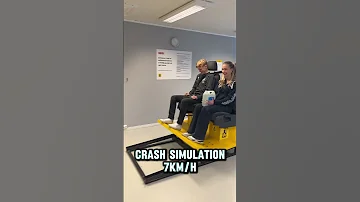 Car Crash Test 7 Km H MrTraffiQ Driving School Trafikkskole For Educational Purposes Only 