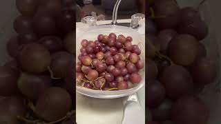 Grapes, cucumbers, apples, key limes.