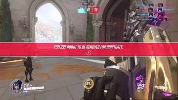 Getting Kicked for inactivity while playing?? (Overwatch)