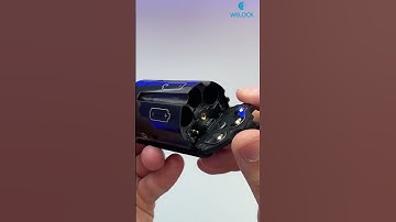 How to install batteries in WELOCK smart lock?  #welock #welocksmartlock #diy