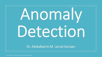 Anomaly Detection