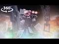 360° Five Nights At Freddy's 2 - MANGLE VISION - 360° Minecraft Video