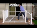 This is a how to install a Aluminum railing system with glass panels on a trex deck. This is a how to install a Aluminum railing system with glass panels on a trex deck.