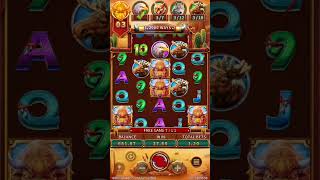 crazy buffalo slot free spin super win #slot #newearningapp