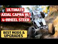 Best Axial Capra build kit upgrades tested - 4 wheel steering worth it?