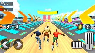 Impossible Roller Skating Multiple Players Stunt Race - Roller Skating Game - Android Gameplay 3D screenshot 5