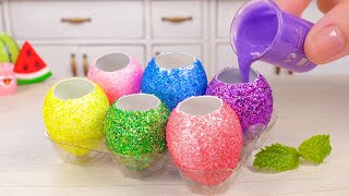 Rainbow Egg 🌈 Satisfying Miniature Twinkle Rainbow Dessert Recipe | Best Of Miniature Desserts