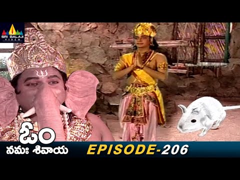 See How Lord Ganesh Came Mooshika Vahana | Episode 206 | Om Namah Shivaya Telugu Serial - SRIBALAJIMOVIES