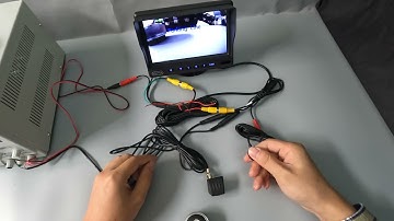 immersive experience OSD adjustable car backup camera adjust brightness ruler mirror flip switchable