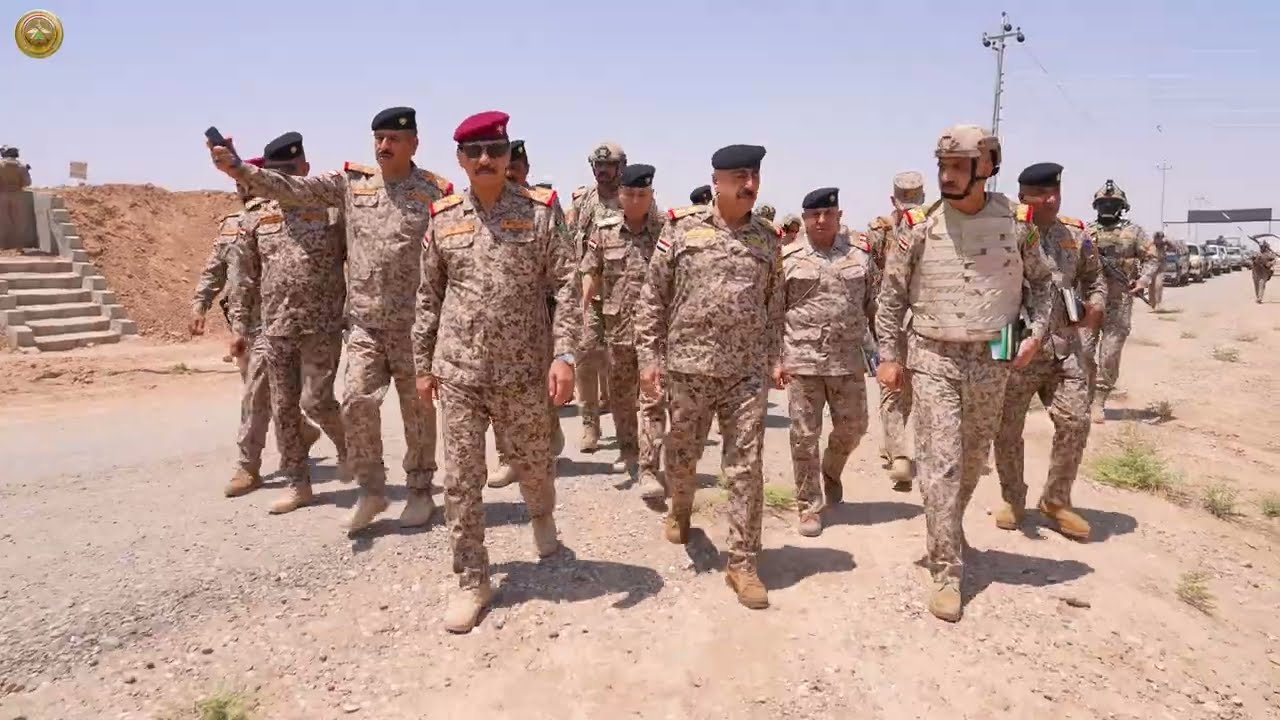 رئيس أركان الجيش يجري زيارة تفقدية الى قاطع عمليات شرق صلاح الدين في منطقة وادي الشاي