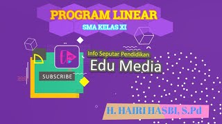 Program Linear   Pengertian dan Sistem Pertidaksamaan Linear