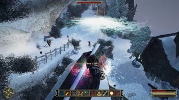 Gothic 3 - Unleashing a Demon and massacring the barbarians of the Wolf clan