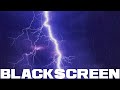 Rain Sounds Black Screen Rumbling Thunder Sleep Well ASMR Relax