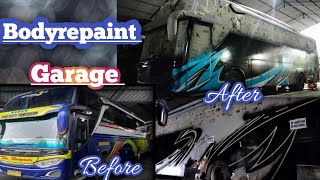 Process👉Melukis-Gambar LiveryBus [Alone]& FinishingRepaint// Eks MTN Siap Rilis screenshot 4