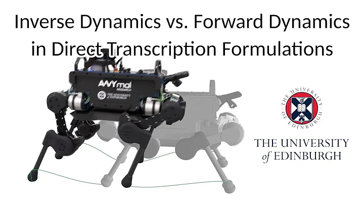 ICRA 2021 Teaser · Inverse Dynamics vs. Forward Dynamics in Direct Transcription Formulations