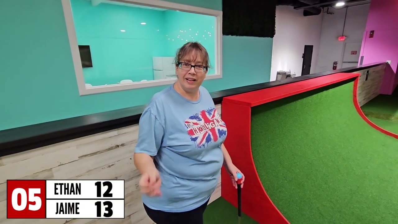 Watch this girl destroy me! Mr. Putters (Green Course), Tampa FL | 5/18/2025 