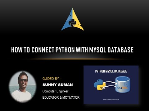 How To Connect Python With MySQL Database | DATABASE CONNECTIVITY | IN HINDI