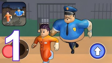 Breakout 3D Blox Escape - Gameplay Walkthrough Part 1 - Police Prison Escape Obby (Android, iOS)