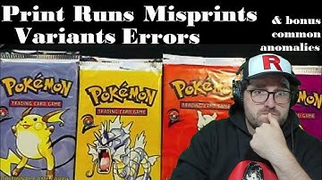 Base Set 2 & Anomaly Guide - How To Identify Pokemon Card Print Runs, Variants, Misprints and Errors
