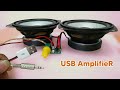 DIY Mini Audio Amplifier using Power USB 5 Volt | Stereo 3W + 3W | PAM8403