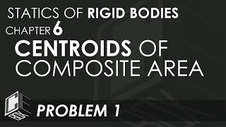 Statics of Rigid Bodies Chapter 6 Centroids of Composite Area Problem 1 (PH)