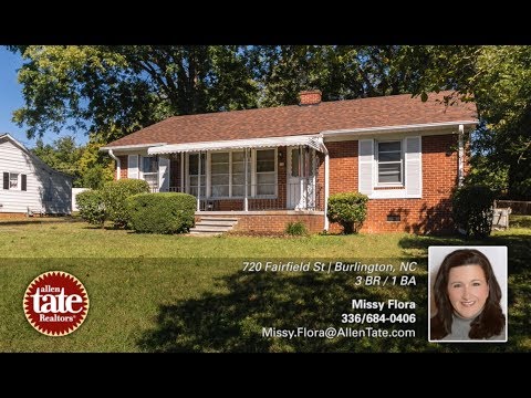 730 Fairfield St, Burlington, NC home video tour