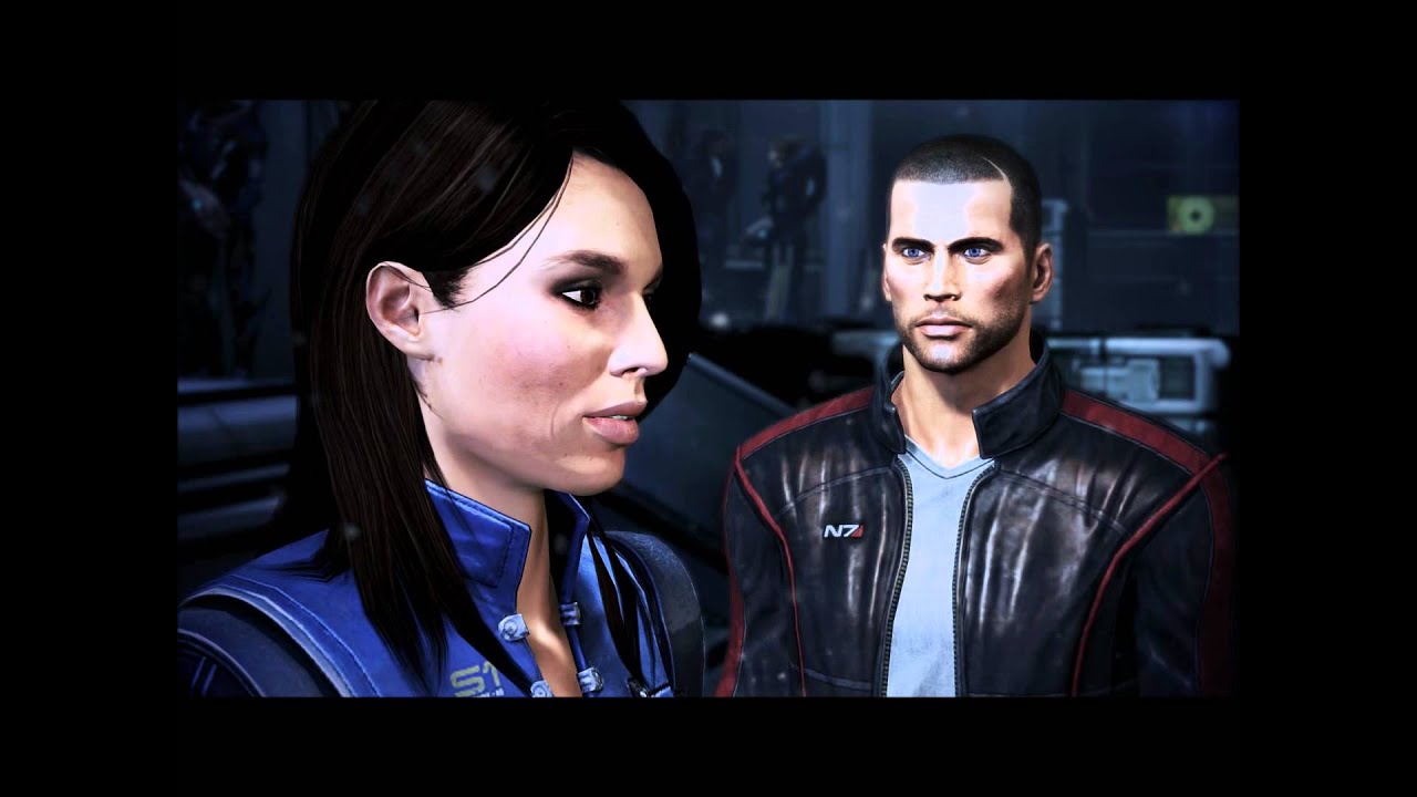 Mass Effect 3 Shepard And Ashley Romance 15a Memorial Wall Version 1 