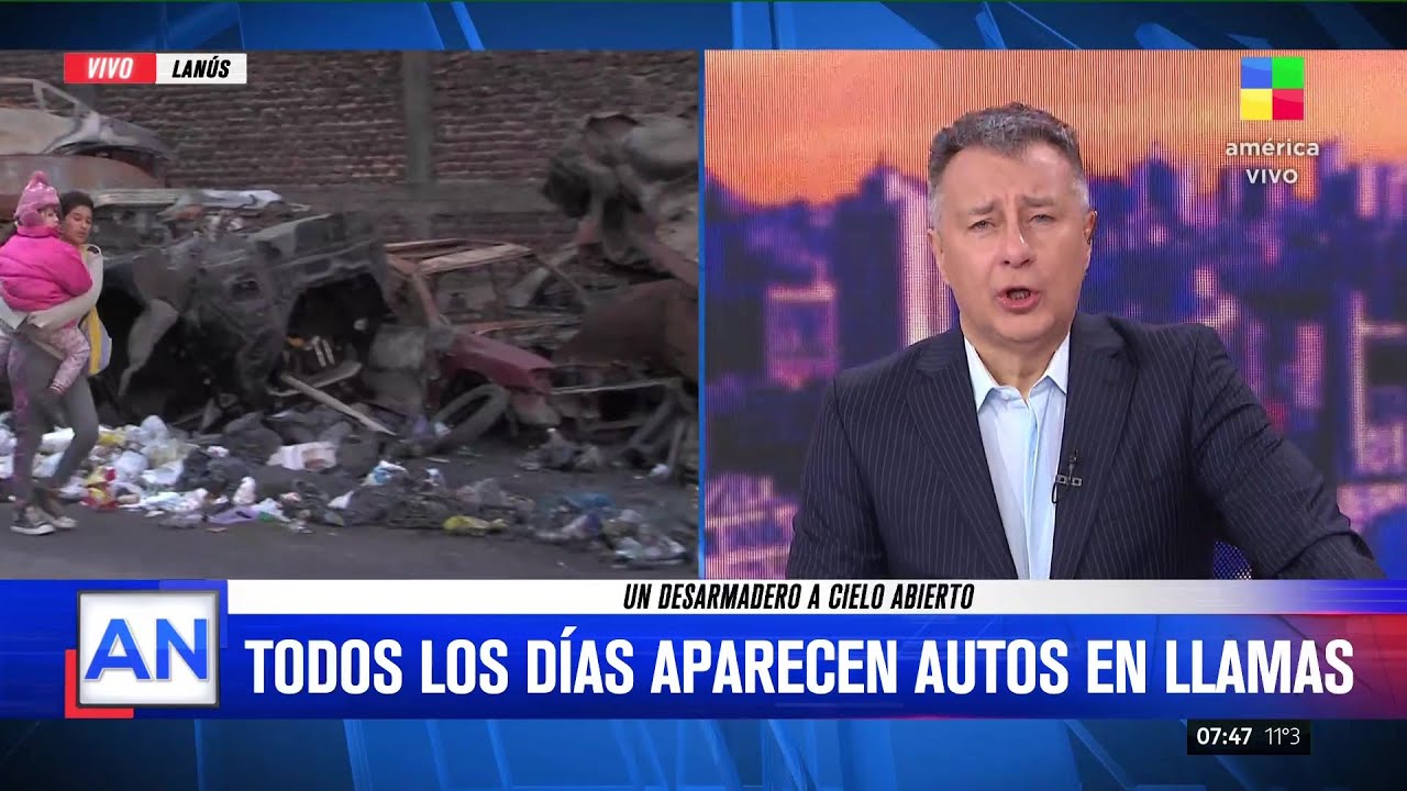 Un desarmadero a cielo abierto aterra a los vecinos de Lanús