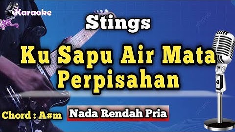 KU SAPU AIR MATA PERPISAHAN - STINGS [KARAOKE MALAYSIA] NADA RENDAH PRIA