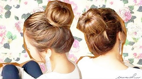 A "Carefree" Bun Hair Tutorial ♥ (DIY sock bun) - Charmaine Manansala