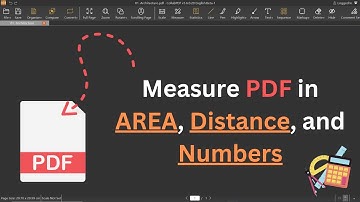 How to Measure Area, Distance and Numbers in PDF | PDF Measure Tool