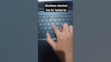 laptop shutdown shortcut key || how to power off #viral #pc  #shorts #hack
