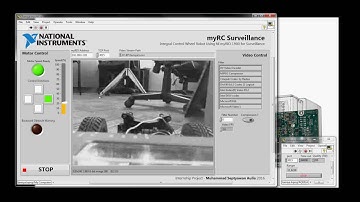 myRIO Surveillance Wheeled Robot