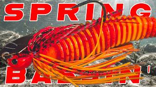 Early Spring Bass Fishing! Chatterbait vs Underspin For Early Season Bass!